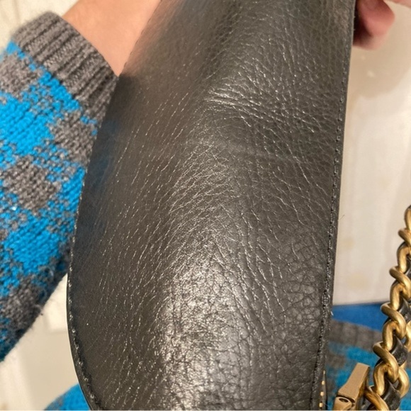 Coach c0851 black leather belt waist bag sling bag - Picture 10 of 15